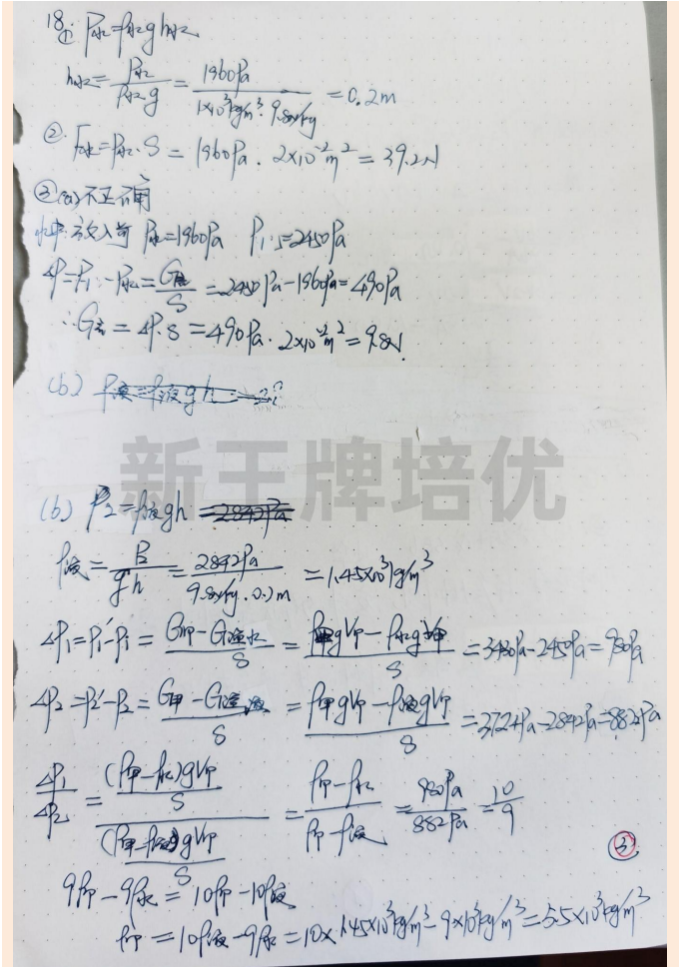 初三一模卷