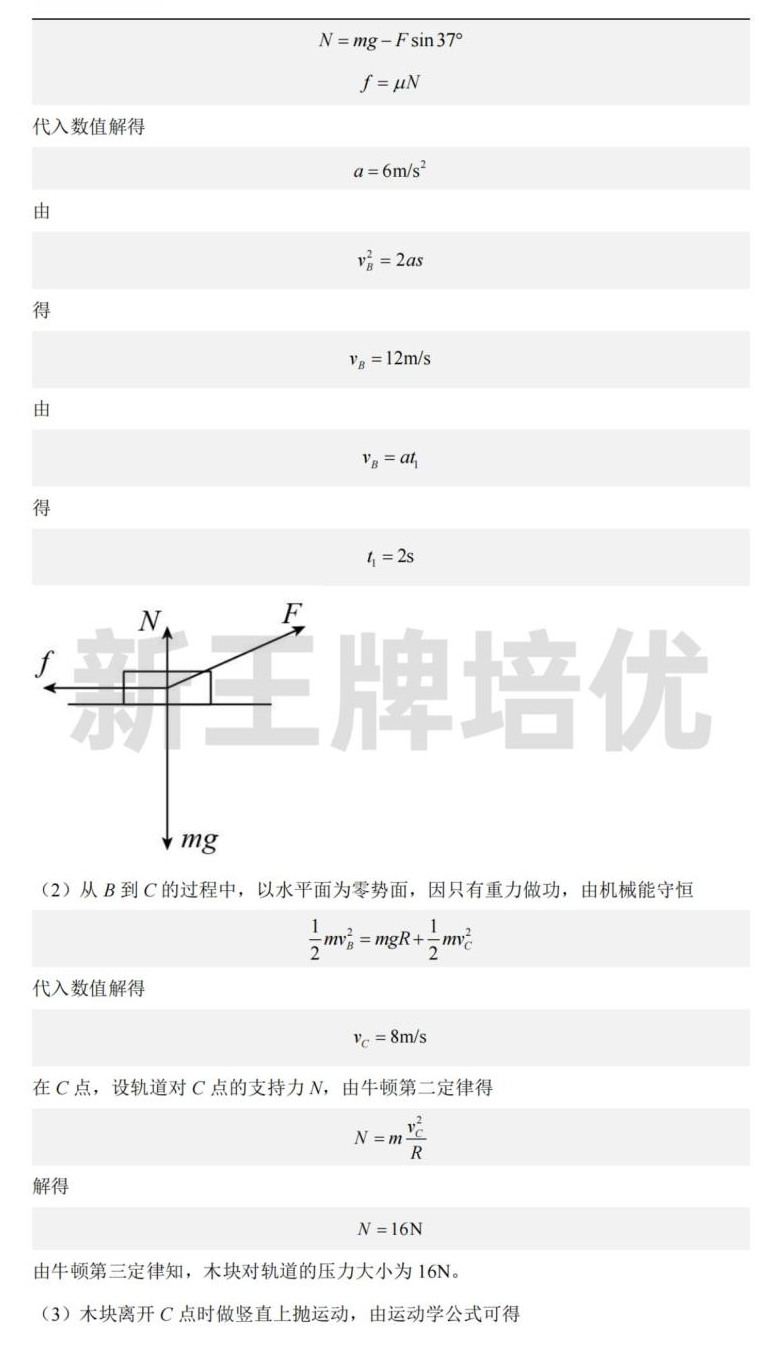 高中专题题型训练