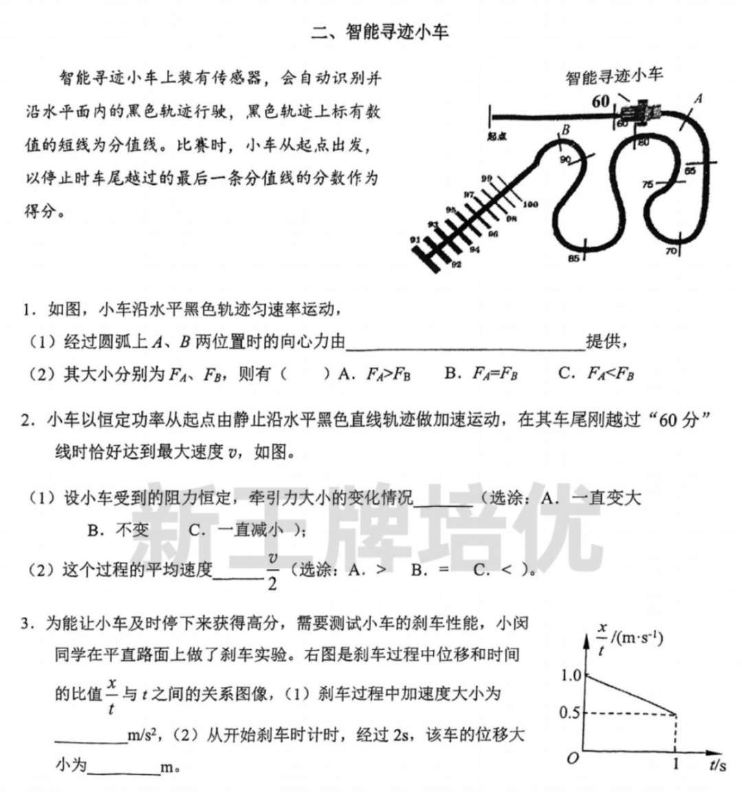 2024闵行区高三一模物理试卷