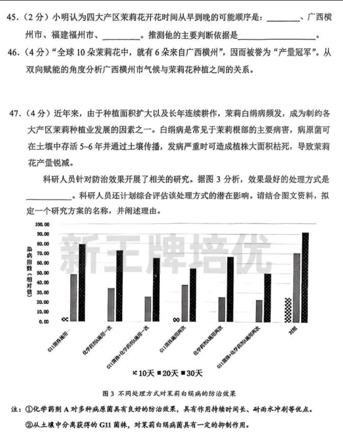 语数物化跨学科初三二模试卷