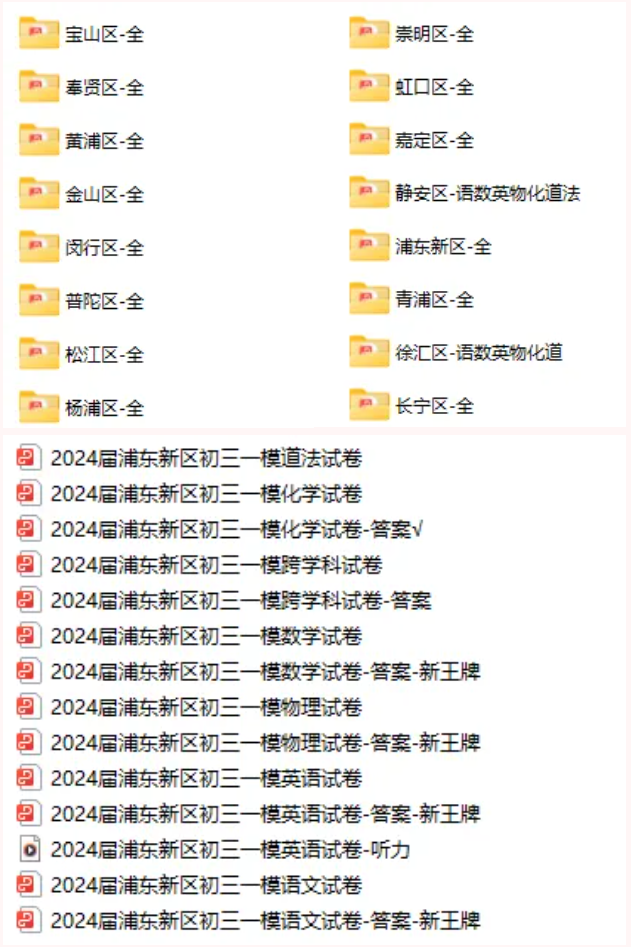 2024初三一模试卷