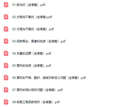 24届初三一模【数学】专题汇编