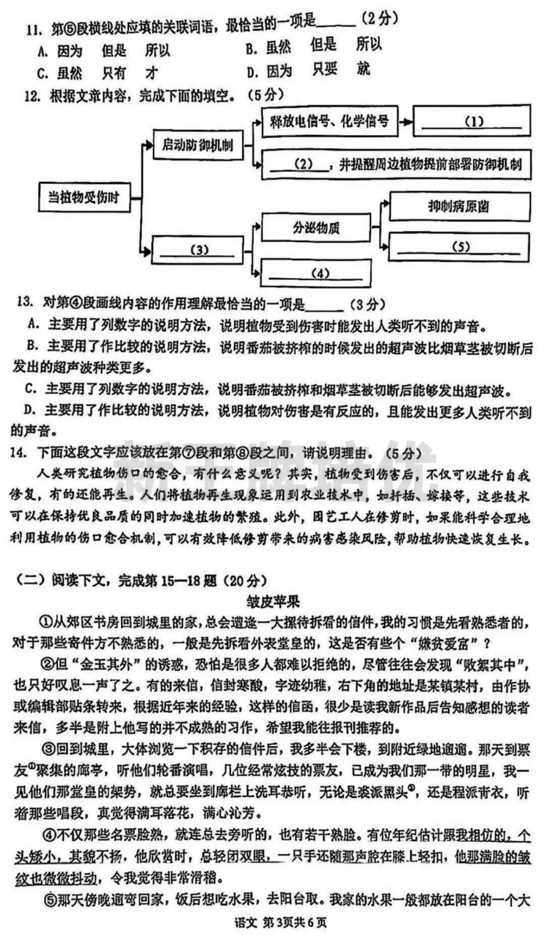 初三一模试卷答案,初三补习班