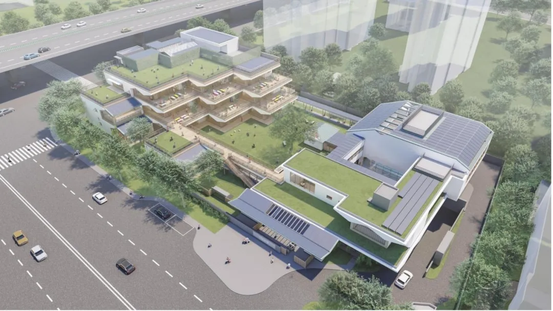 同在建设中的宋庆龄幼儿园（徐汇滨江园）已经启动2025学年预登记，滨江园占地面积6683.4㎡，总建筑面积11523.6㎡，其中地上面积6907.4㎡，地下面积4616.2㎡。建成后有11个班级规模，预计招收258名适龄幼儿。
