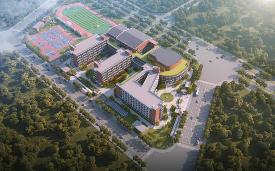据悉，华二金山实验学校为公办九年一贯制学校，设有54个教学班，其中一期建有24个教学班，二期建有30个教学班。此外，学校还建有31个多功能教室，满足学校特色化、多样化的教学需求。