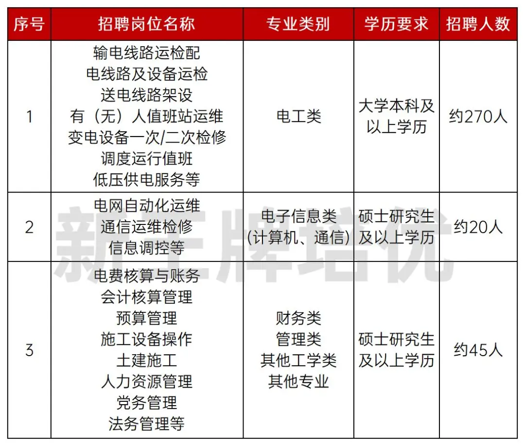 国网上海市电力公司 2025年第一批录用计划