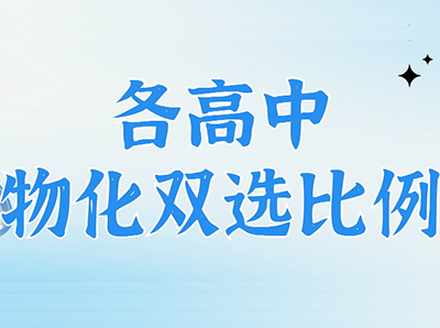 25届各高中物化双选比例有多少？_春季补习班