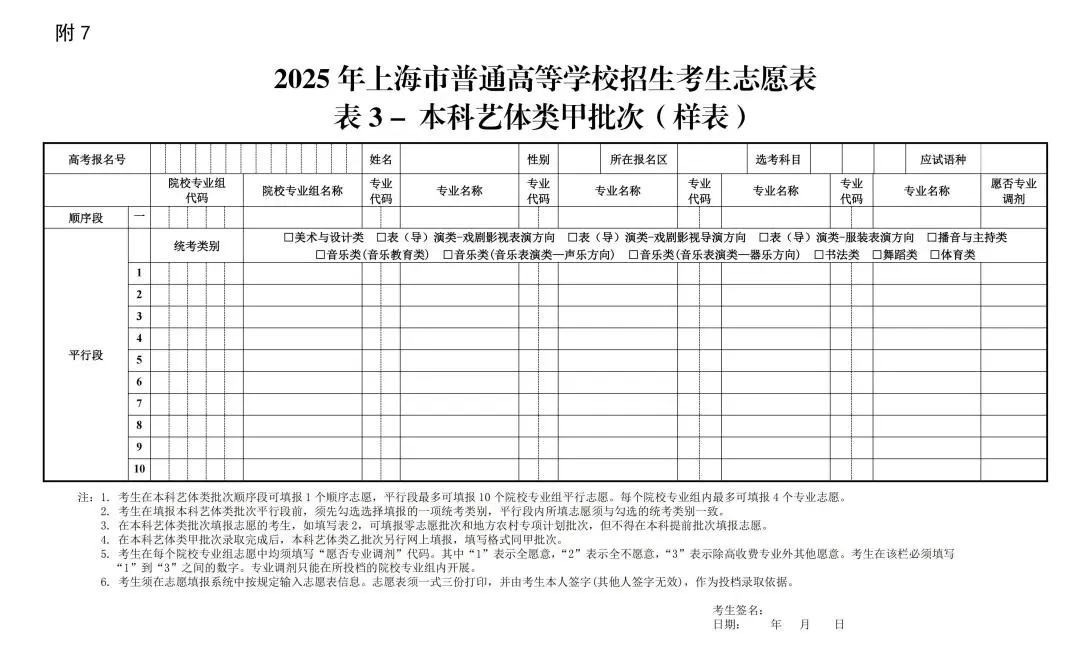 2025年上海秋招志愿填报与投档录取实施办法公布！