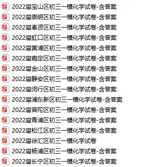 2021-2025届【初三一模】真题卷分享！16区都有，含答案